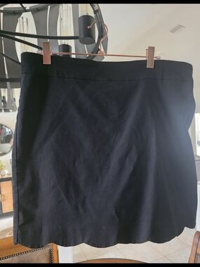 Coral Bay Black Skort with Branded Tag